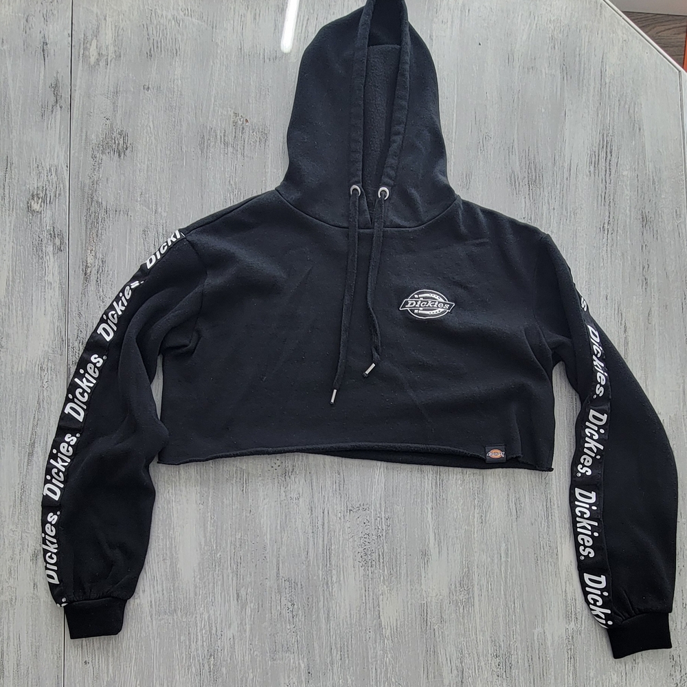Black Dickies Cropped Hoodie